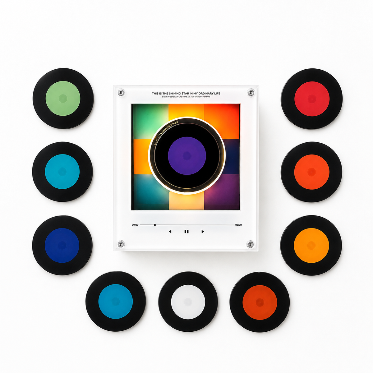 Melory — Vinyl Memory Magnet con 9 mini vinili